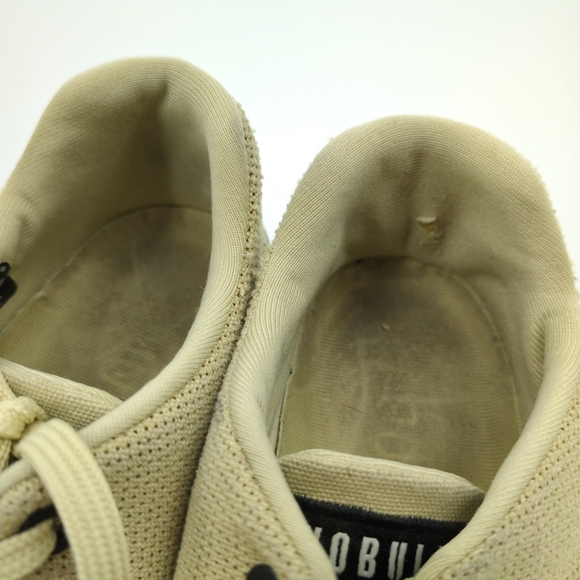 NoBull Canvas Trainer Sand Beige Low Top Sneakers Women's 7.5 - Picture 7 of 10